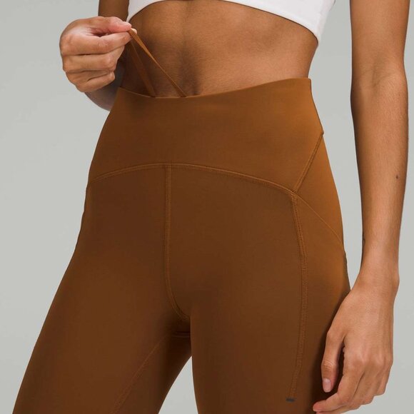 Lululemon | Power Thru High-Rise Tight 25" Size 12 in Copper Brown - Picture 5 of 10